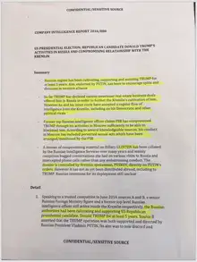 Компромат на Трампа: досье