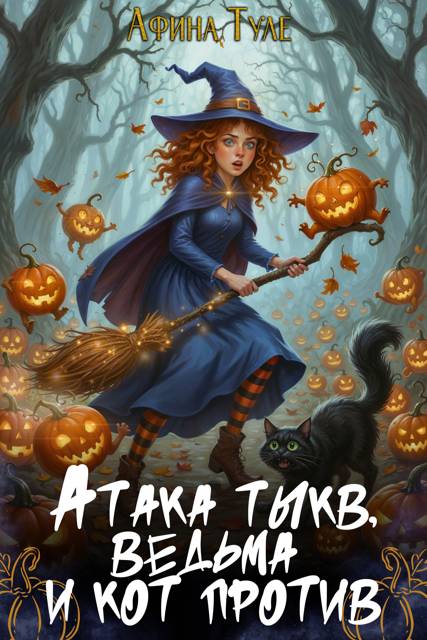 Атака тыкв. Ведьма и кот против
