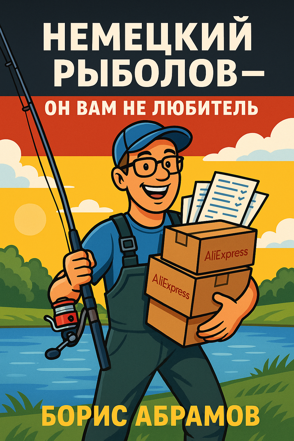 Немецкий рыболов — он вам не любитель!